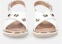 Sangiorgio Witte Leren Sandalen White Dames - Thumbnail 3