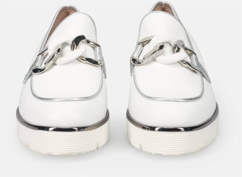 Sangiorgio Witte Mocassins Comfortabel Stijlvol White Dames