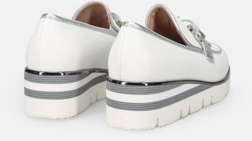 Sangiorgio Witte Mocassins Comfortabel Stijlvol White Dames