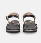 Sangiorgio Zwarte Leren Comfort Sandalen Black Dames - Thumbnail 3