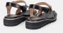 Sangiorgio Zwarte Leren Comfort Sandalen Black Dames - Thumbnail 4