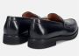 Sangiorgio Zwarte leren mocassin schoenen Black Heren - Thumbnail 4