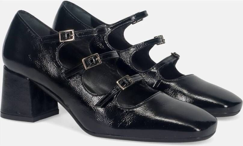 Sangiorgio Zwarte Mary Jane Schoen Black Dames