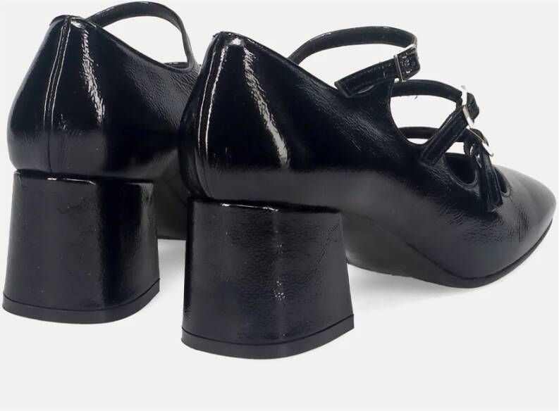 Sangiorgio Zwarte Mary Jane Schoen Black Dames