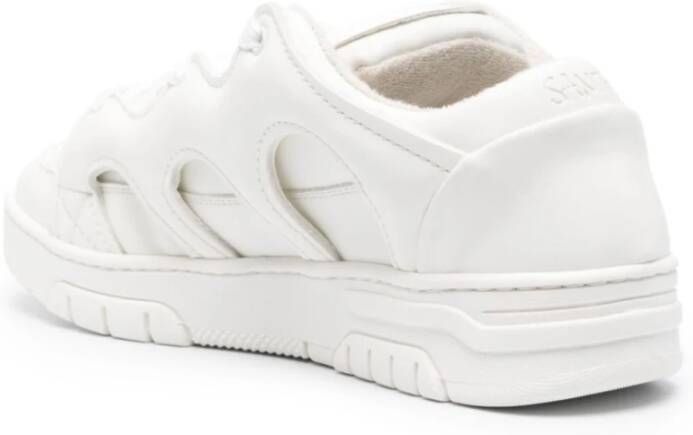 Santha Elegante Model 1 Witte Sneakers White Heren