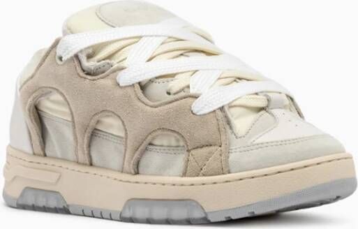 Santha Italiaans Ontwerp Danilo Paura Sneakers Beige Heren