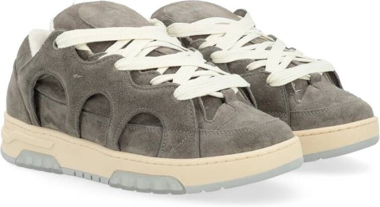 Santha Suede Gray Stijlvol Model Gray Heren