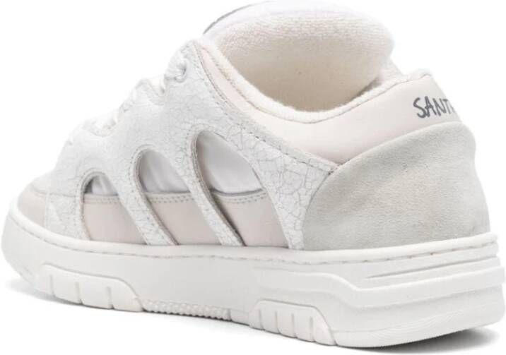 Santha Witte Crock Sneakers voor Vrouwen White Dames