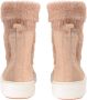 Santoni Beige Leren Enkellaarzen Beige Dames - Thumbnail 3