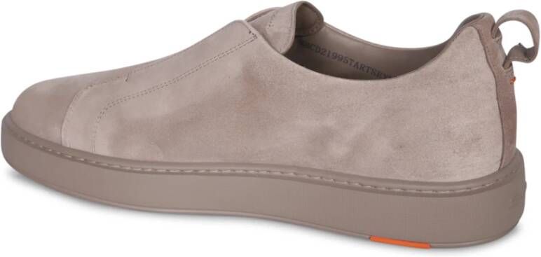 Santoni Beige Sneakers Verhoog Stijl Eigentijdse Look Beige Heren