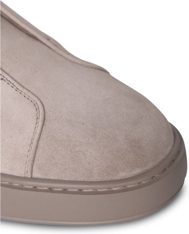 Santoni Beige Sneakers Verhoog Stijl Eigentijdse Look Beige Heren