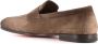 Santoni Beige Suède Loafer Goodyear Constructie Beige Heren - Thumbnail 4