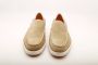 Santoni Beige Suède Penny Loafer Instapper Beige Heren - Thumbnail 3