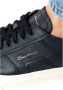 Santoni Blauwe Dubbele Gesp Sneaker Blue Heren - Thumbnail 4