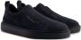 Santoni Blauwe Geborduurde Slip-On Sneakers Blue Heren - Thumbnail 7