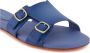 Santoni Blauwe Kalfsleren Schoenen Blue Dames - Thumbnail 3