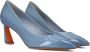 Santoni Blauwe Lakleren Pumps Blue Dames - Thumbnail 2