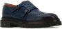 Santoni Blauwe Leren Band Schoenen Blue Heren - Thumbnail 2