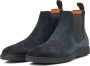 SANTONI Boots Heren 18588 Maat: 44 Materiaal: Leer Kleur: Blauw - Thumbnail 4