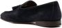 Santoni Blauwe Leren Loafer Platte Schoenen Blue Heren - Thumbnail 3