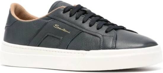 Santoni Blauwe Sneakers Blue Heren