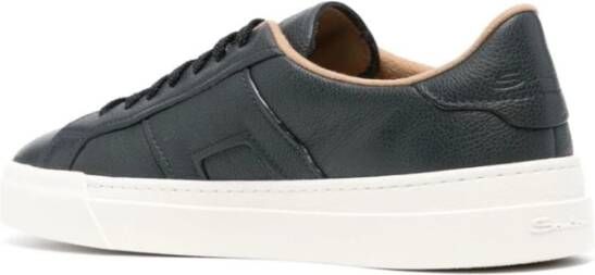 Santoni Blauwe Sneakers Blue Heren