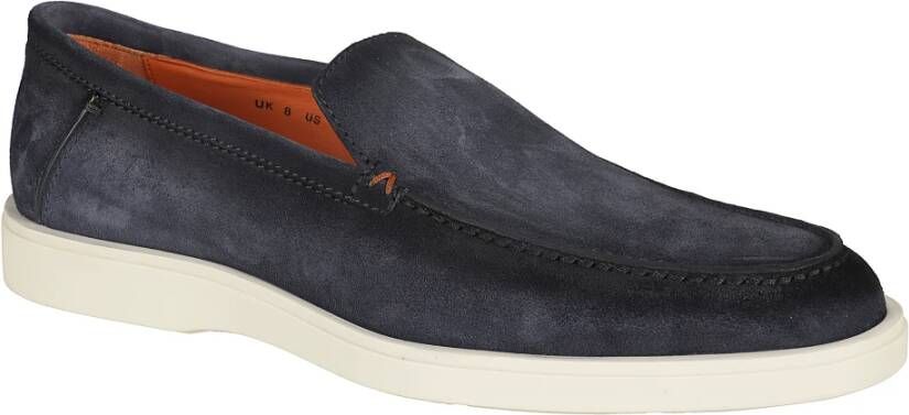 Santoni Botanist Stijlvolle Schoenen Blue Heren