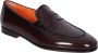 Santoni Bruin Leren Loafers Mocass PEL Spazz.to MAR Tm Bor Brown Heren - Thumbnail 2