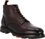 Santoni Bruin Leren Logan Platte Schoenen Brown Heren - Thumbnail 5