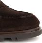 Santoni Bruine Casual-Chic Mocassin met Moderne Details Brown Heren - Thumbnail 11