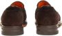 Santoni Bruine Casual-Chic Mocassin met Moderne Details Brown Heren - Thumbnail 3