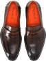 Santoni Bruine leren mocassin schoenen Brown Heren - Thumbnail 3