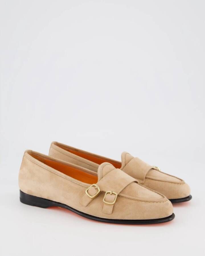 Santoni Bruine Loafer Schoenen voor Dames Brown Dames