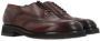 Santoni Bruine Oxford Brogue Platte Schoenen Brown Heren - Thumbnail 2