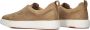 Santoni Bruine Suede Clean Icon Sneakers Brown Heren - Thumbnail 3