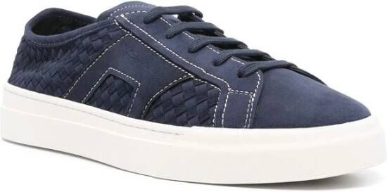 Santoni Casual Sneaker Mbgt22046Pnnt Ckhu60 Blue Heren