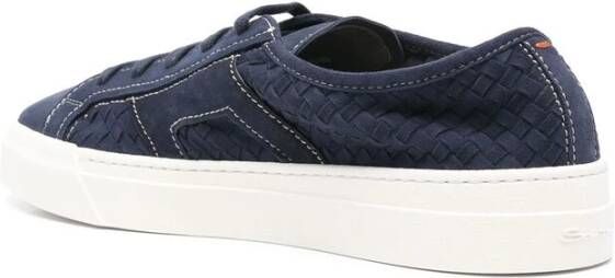 Santoni Casual Sneaker Mbgt22046Pnnt Ckhu60 Blue Heren