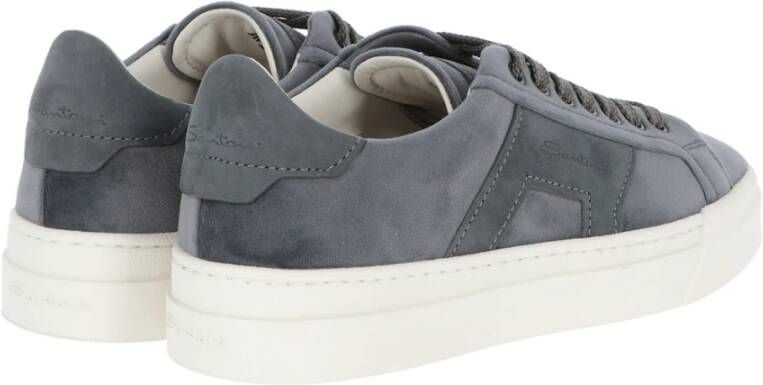 Santoni Casual Sneaker Schoenen voor Mannen Gray Heren