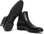 Santoni Handgemaakte Leren Chelsea Boot Black Heren - Thumbnail 4