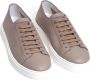 Santoni Cleanicon Sneakers Beige Lavendel Birds Eye Patroon Beige Heren - Thumbnail 5