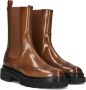 SANTONI Enkellaarsjes Dames 59668 Maat: 38 Materiaal: Leer Kleur: Cognac - Thumbnail 2