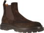 Santoni Donkerbruine Heren Blokkade Schoenen Brown Heren - Thumbnail 2