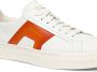 Santoni Witte Sneaker met Groene Inzetstukken White Heren - Thumbnail 12