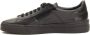 Santoni Dubbele Gesp Zwarte Sneaker Black Heren - Thumbnail 2