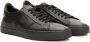 Santoni Dubbele Gesp Zwarte Sneaker Black Heren - Thumbnail 3