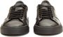 Santoni Dubbele Gesp Zwarte Sneaker Black Heren - Thumbnail 4