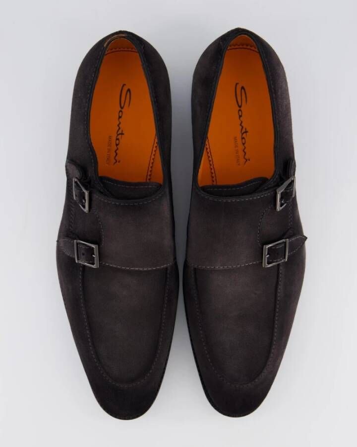 Santoni Dubbele Monk Strap Schoenen Brown Heren