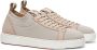 Santoni Elastische Gebreide Instap Sneaker Beige Heren - Thumbnail 2