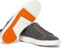 Santoni Elastische Gebreide Slip-On Sneaker Gray Heren - Thumbnail 4