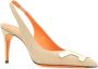 Santoni Elegant Slingback Pumps Beige Dames - Thumbnail 2